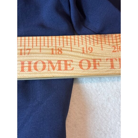 Allegra K Womens Blue Tie Waist Blouse size M - Picture 6 of 12